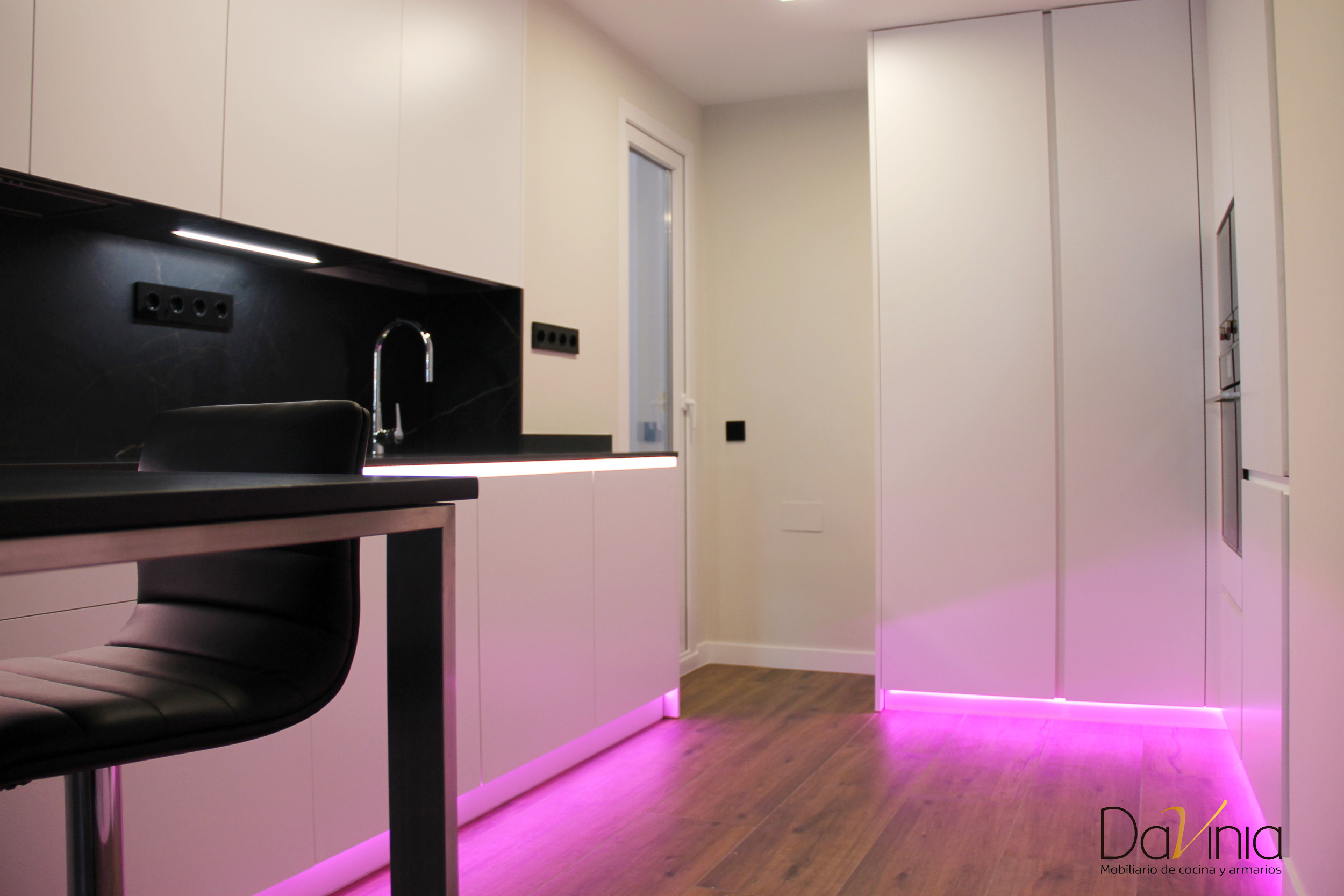 Iluminación LED en la cocina